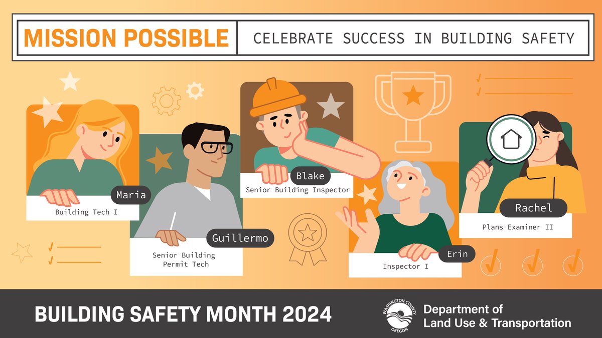 Celebrate Success in Building Safety - We all win when building safety wins! #BuildingSafetyMonth2024   #WashCoLUT