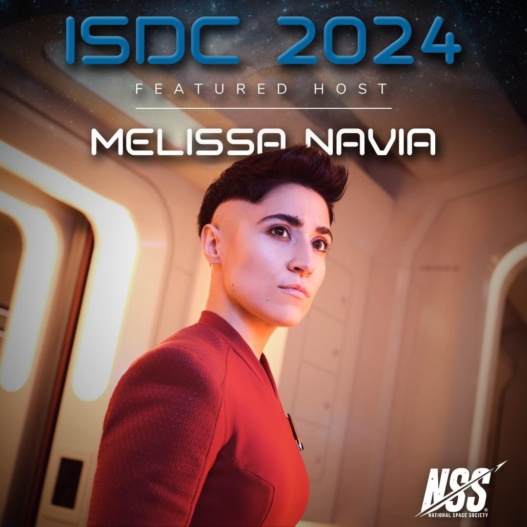 From the bridge of the Enterprise to the National Space Society’s International Space Development Conference. Just wrapped filming on Season 3 of Strange New Worlds. But no rest for space! Honored to be hosting this weekend’s ISDC 2024. <a href="/nss/">National Space Society</a> #ISDC2024