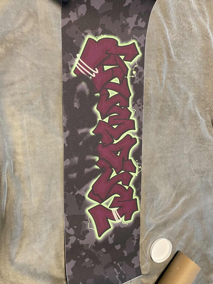 My G @AndrewPThompso1 Got that Custom Grip in the post👀🦾 This design I did for him will also be in the Upcoming Ends Game👀 IKYK