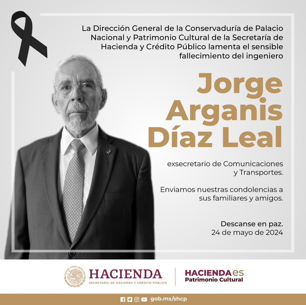 Descanse en paz Jorge Arganis Díaz Leal.