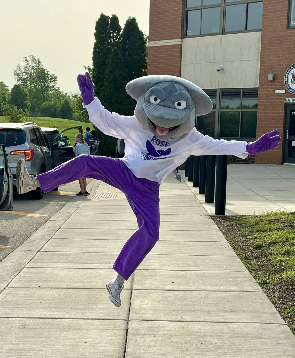 Rosie helped celebrate as we wrapped up the last week of school! One more day, Sting Rays!