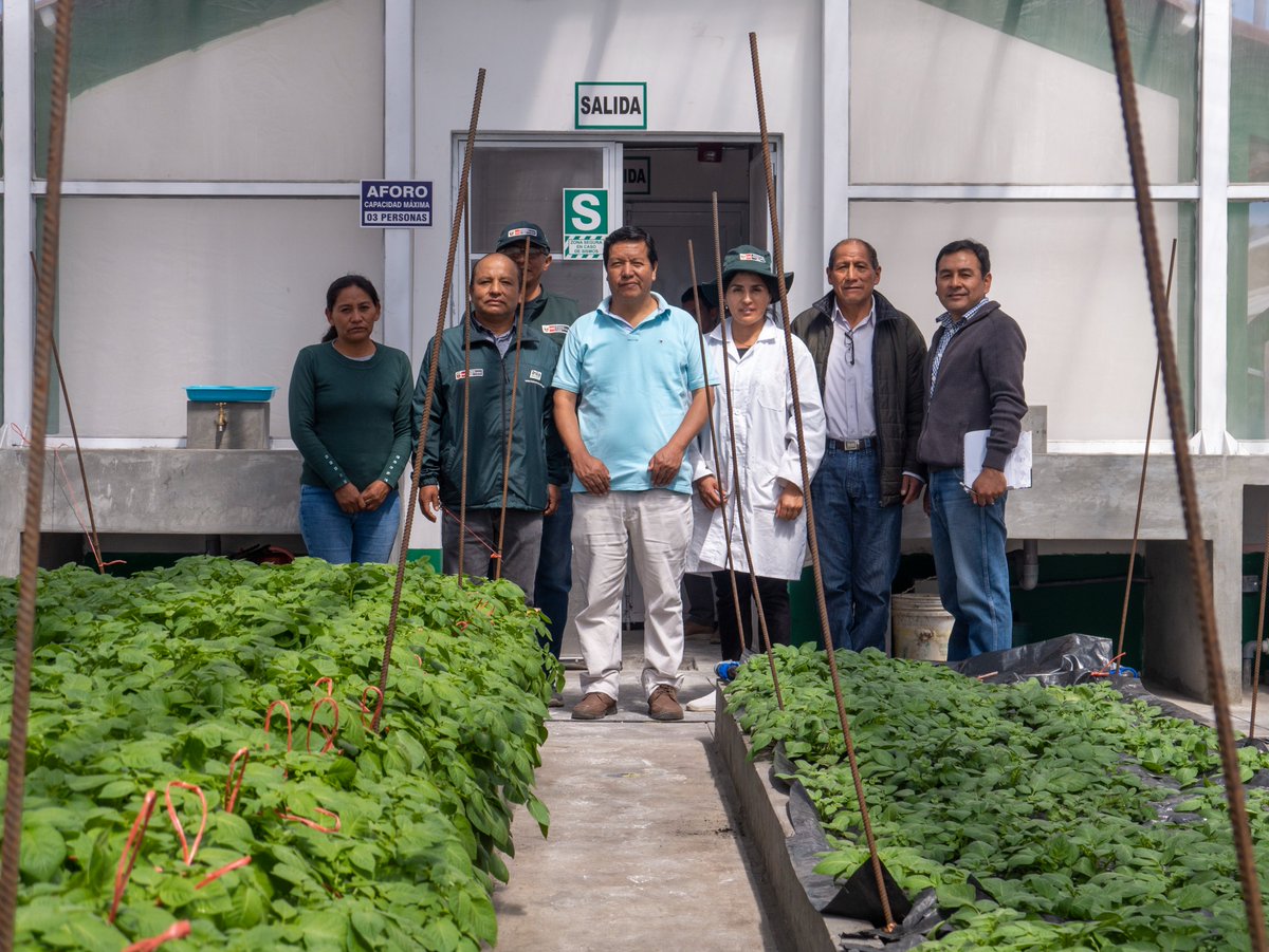 Hoy visitamos el Instituto Nacional de Innovación Agraria (INIA) en Ayacucho, donde nos reunimos con José Velásquez Mantari, Director de la Estación Experimental Agraria Canaán, y su equipo.