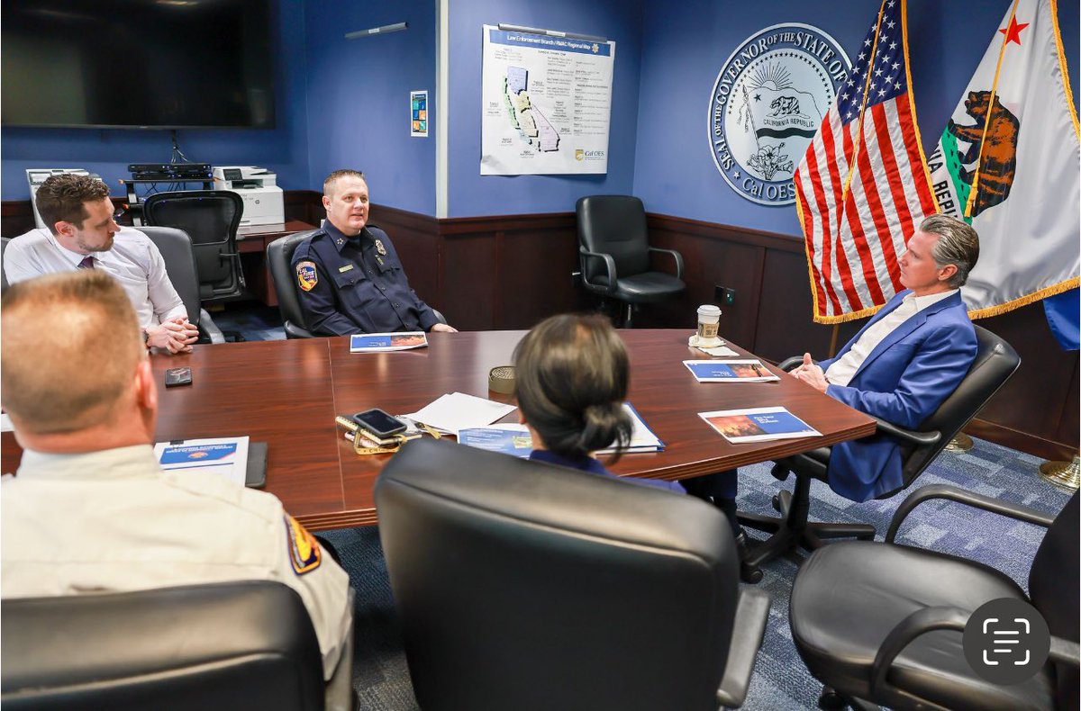 This morning I briefed @CAgovernor Newsom on work @CAL_FIRE and our partners are doing in #FirePrevention efforts across the state and discussed our coordinated response efforts ahead of the 2024 fire year.