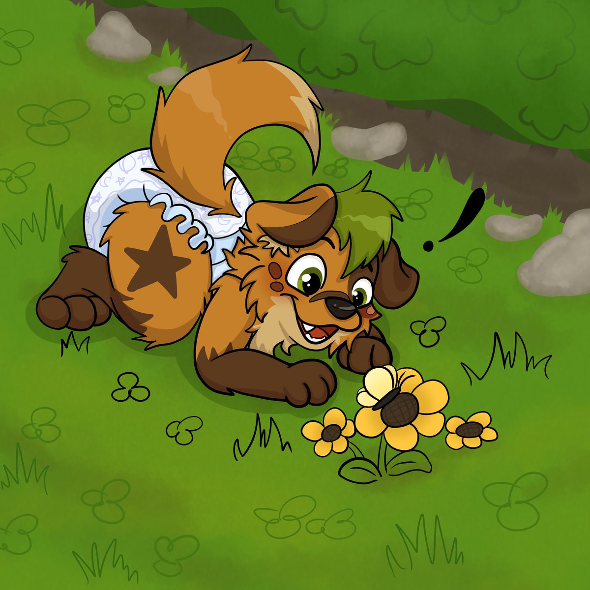 PaddedRiver's tweet photo. A Bubberfwi! 

Sadly bubberfwis are not made of butter - der very icky an bitter >^<
#furry #babyfur #abdl https://t.co/bnP44DTvQX