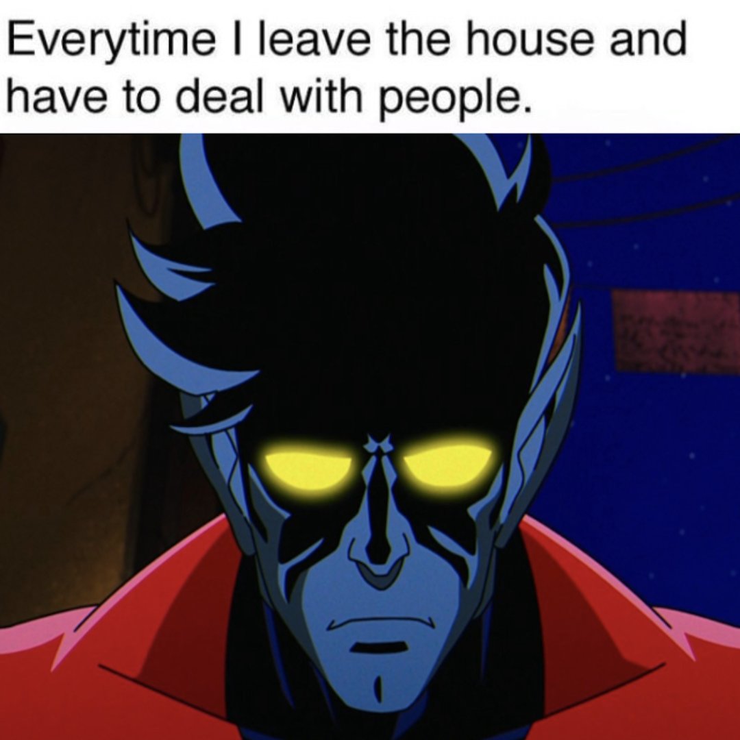 Time for a nightcrawler post.

#beast #morph #wolverine #cyclops #jeangrey #nightcrawler #rogue  #xmen97 #remylebeau #annamarielebeau #justiceforgambit #xmenmemes #xmenmeme #xmentas #xmentheanimatedseries #mistersinister #apocalypse #ensabahnur