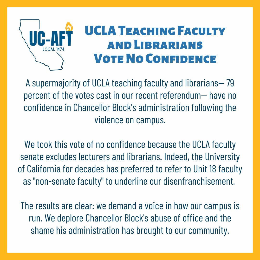 An announcement from our colleagues @UCAFT_UCLA