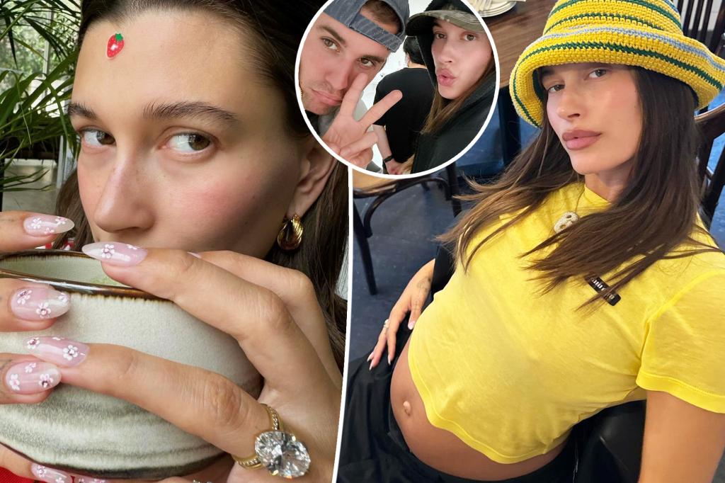 Fans are convinced Hailey Bieber teased the sex, name of her and Justin’s baby trib.al/5azQ9gR