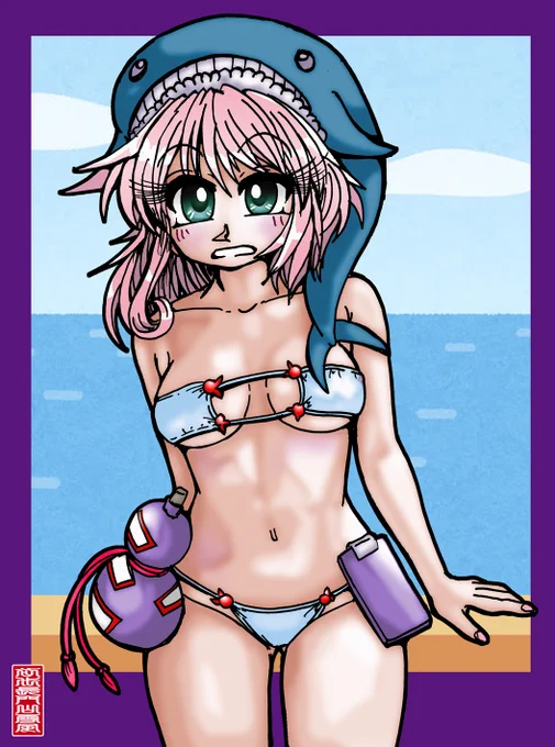 #めちゃくちゃ暑いから水着の絵でTLを埋めよう 