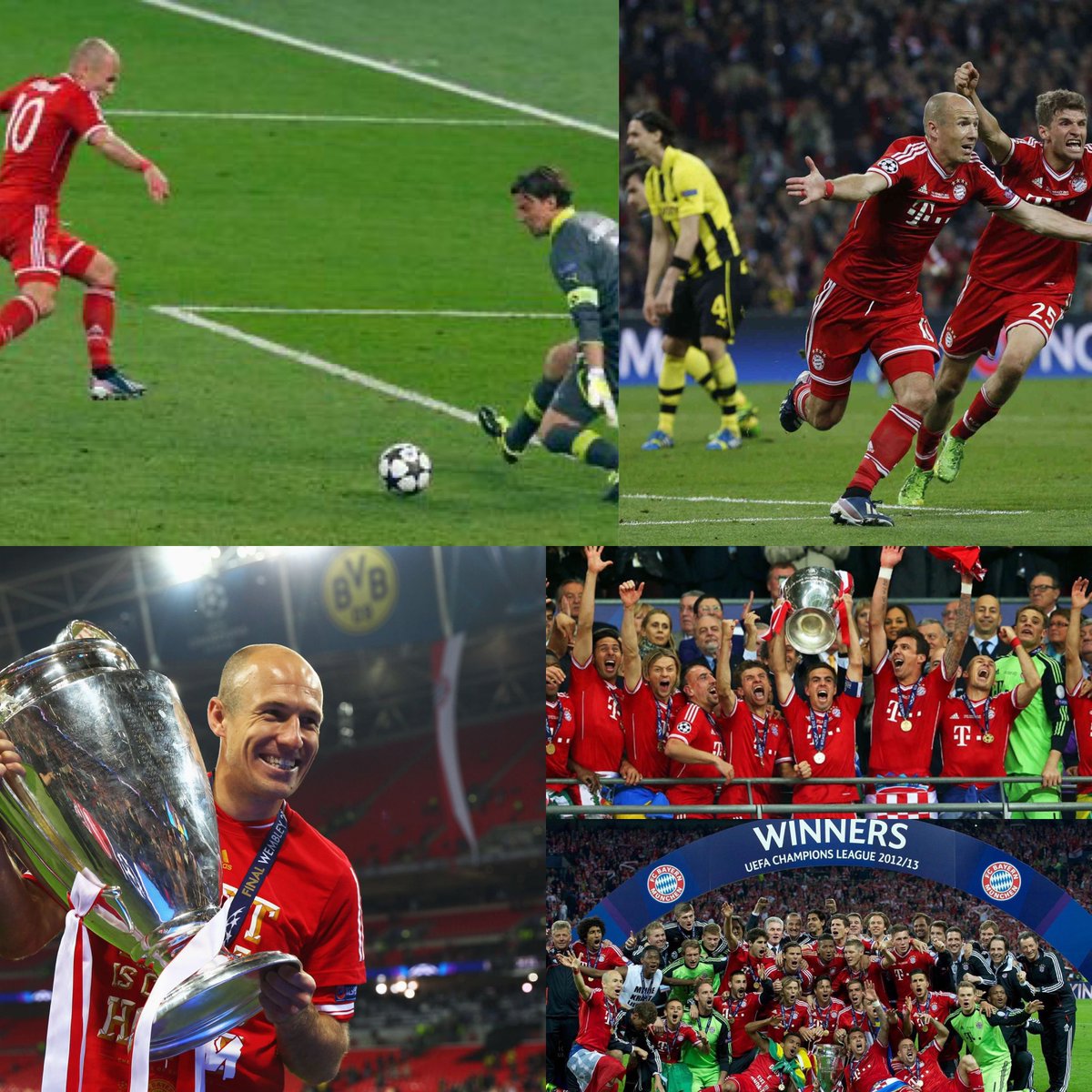 On this day in 2013 (11 years ago), Bayern Munich won the Champions League for the 5th time. 🏆