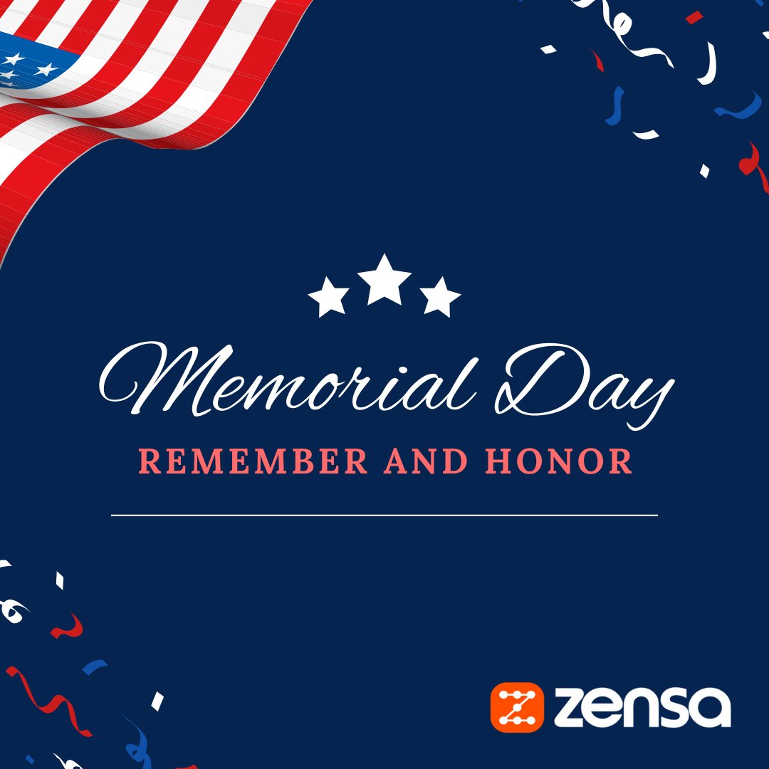 Zensa_LLC's tweet photo. Today, we remember and honor the courage and dedication of the men and women who sacrificed their lives for our nation. On this #MemorialDay, let's take a moment to share our sincere gratitude for them.

#MemorialDay2024 #RememberAndHonor https://t.co/vW0ttTKCbi