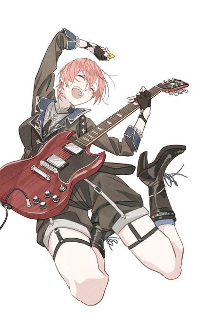 「guitar smile」 illustration images(Latest)