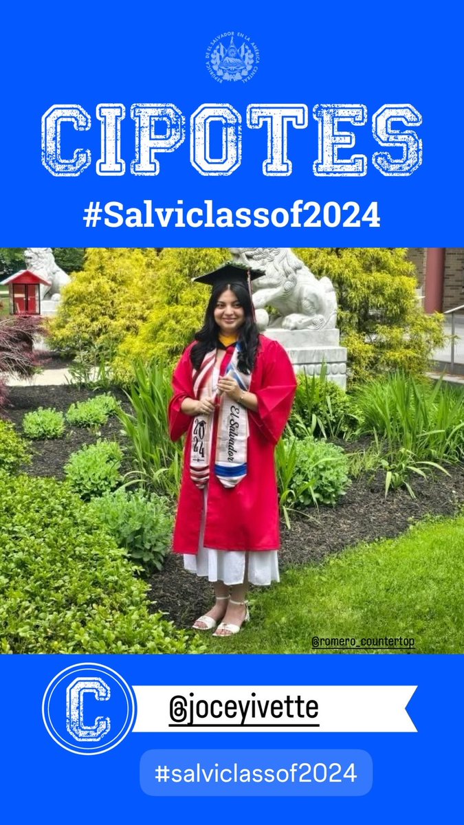 Felicitemos a todos los cipotes y cipotas que se gradúan este año. Sigan poniendo El Salvador en alto.
#SalviClassof2024 🎓🇸🇻 #classof2024