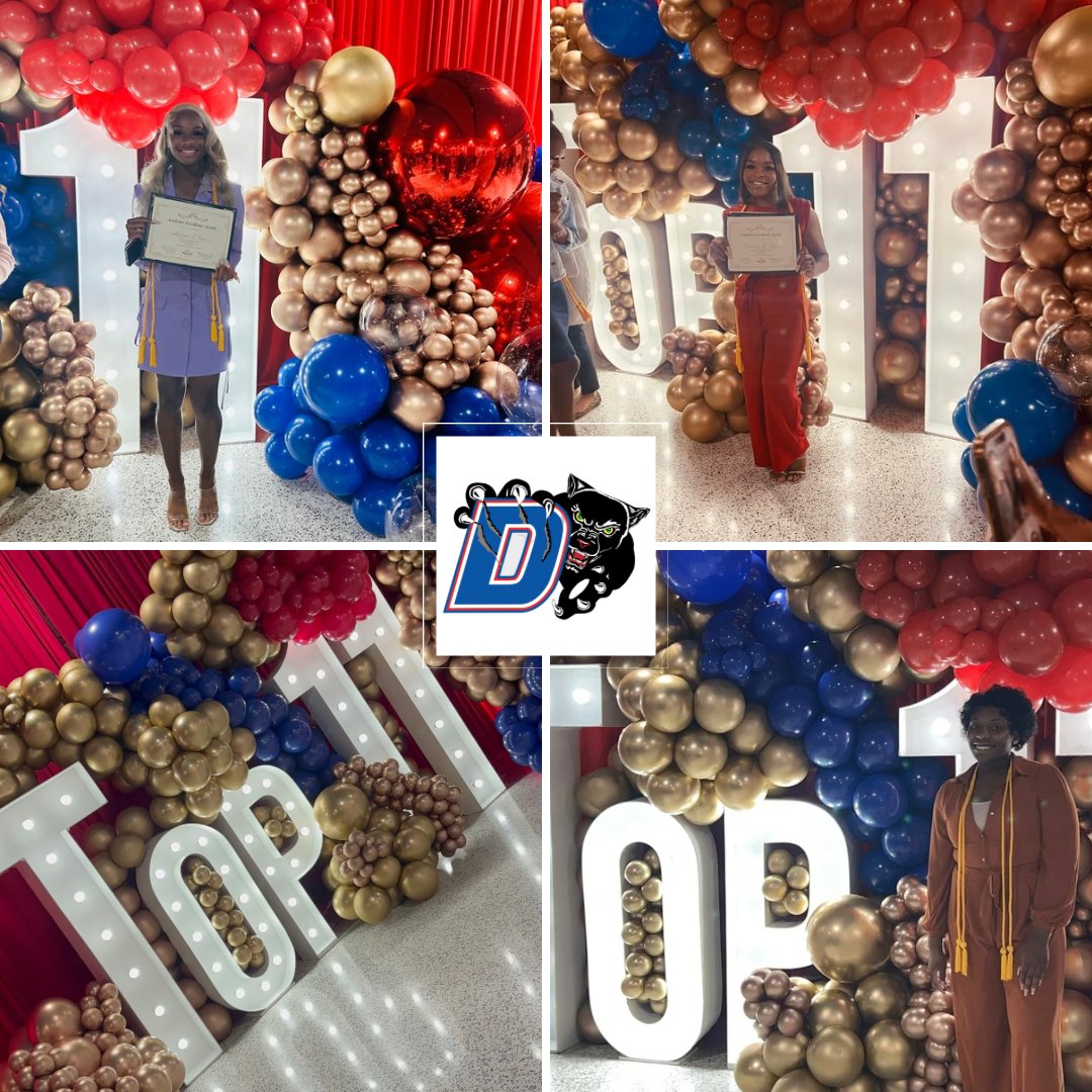 Congratulations to  these very smart and talented young ladies and their villages!! They were celebrated last night in true D’Ville fashion for being in the top 11% of their class! They understood the assignment!!
#top11% #trackbabies
M. Hawthorne
C. Prelow
A. Gipson