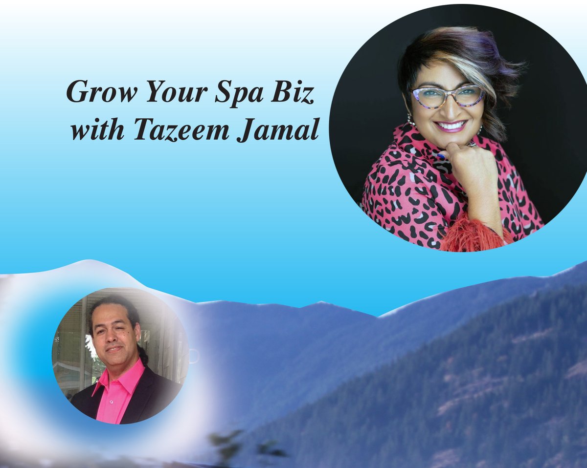DepictionsM's tweet photo. Listen to "Grow Your Spa Biz with Tazeem Jamal" by Michael Clogs via #spreaker #podcast https://t.co/uZAo63t37W https://t.co/XKwfd4oM7Y