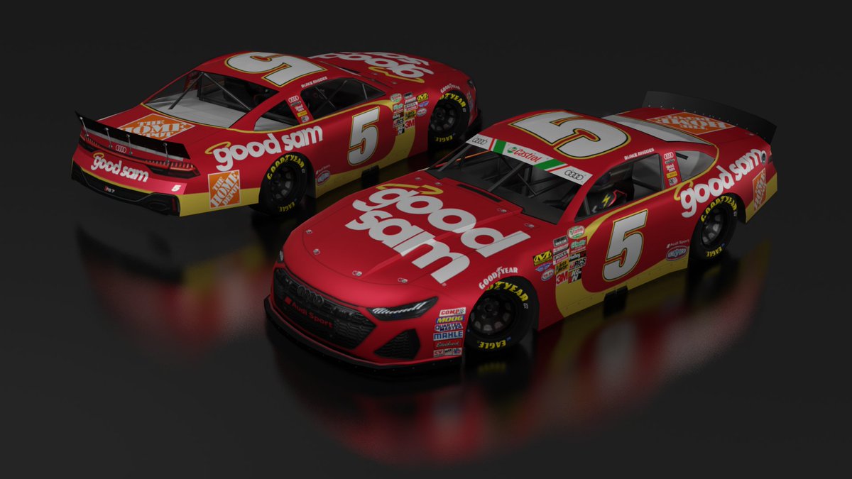 440_Designs's tweet photo. As previously mentioned, Rhodes will also be running color swaps for Good Sam, Overton's, and Gander RV.

#Fictional #NASCAR #NR2003 https://t.co/xIXWdBtogL