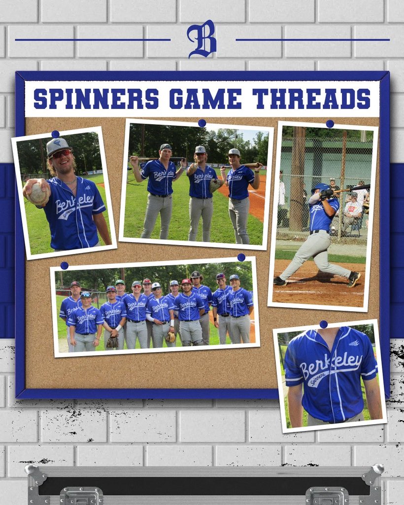 Check out the fresh new uniforms we wore at our first game of the season! Proudly wearing the Spinners’ legacy on our sleeves, we honor the rich history of baseball at Berkeley Park while creating new memories.

Check our team in action soon!