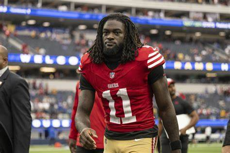 nflrums's tweet photo. San Francisco 49ers Brandon Aiyuk reportedly wants $30M per season, according to ESPN