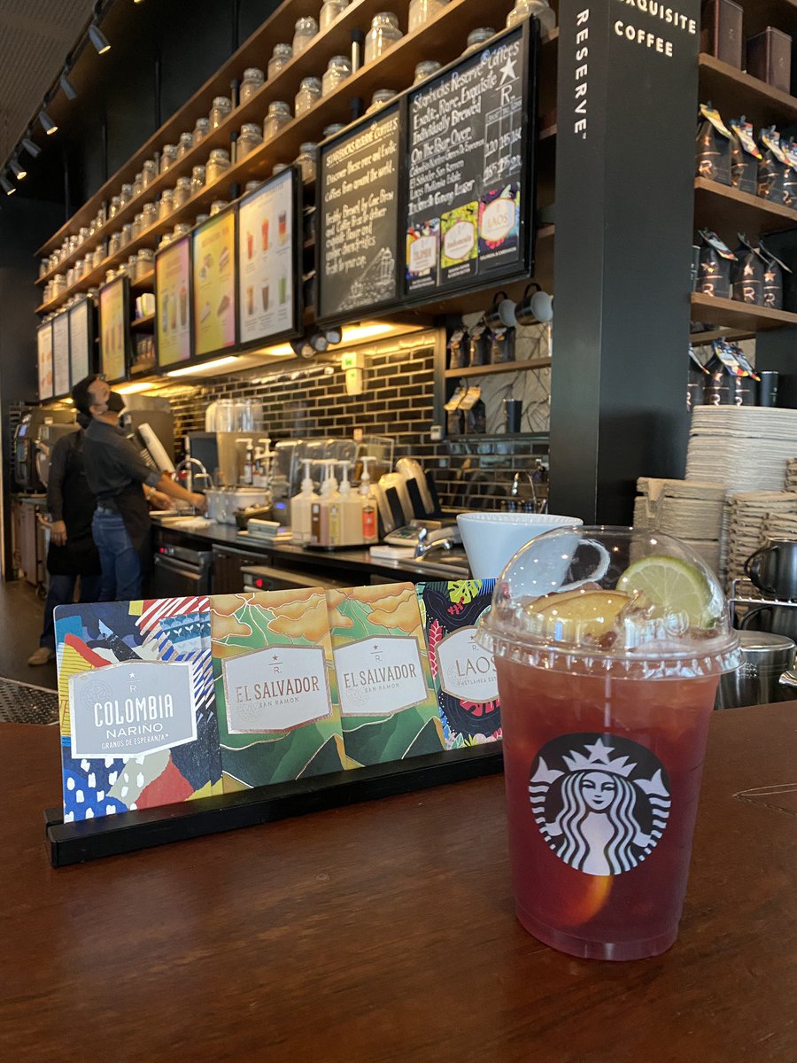 Iced Raspberry Black Tea Sangria in this morning.
