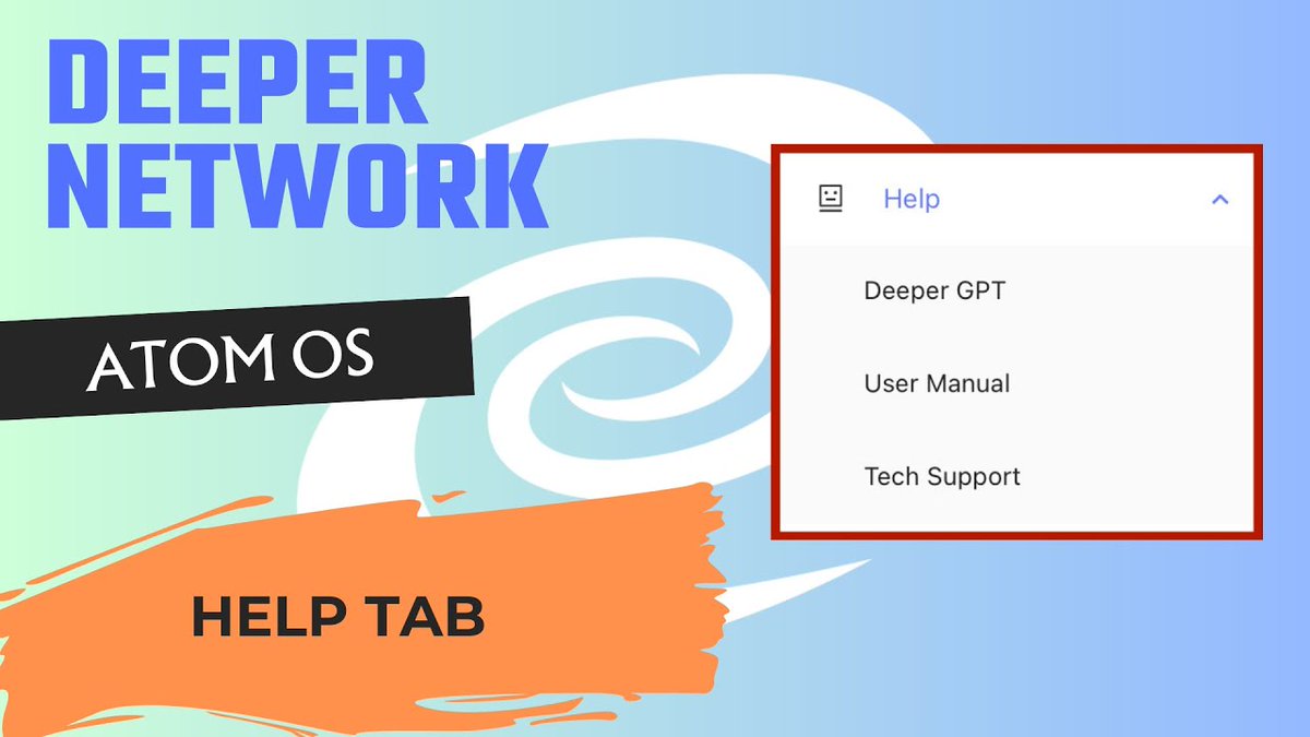 Did you know you can find support in AtomOS? Check out our latest video in the Help Tab! ➡️ DeeperGPT: Easily find answers about the device. ➡️ User Manual: Explore all the features. ➡️ Tech Support: Contact our support team directly. 👁️ Watch the video: youtube.com/watch?v=zqDjUm…