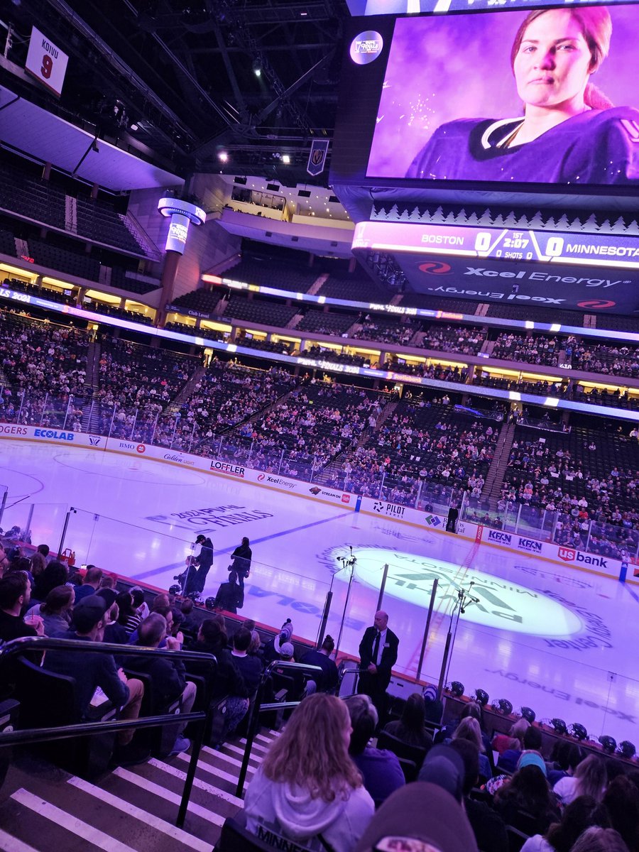 After 1 period, Minnesota leads 2-0. 🏒 Keep it up, @PWHL_Minnesota !