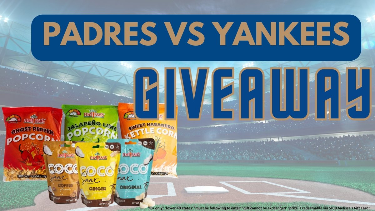 Big series at @Petcopark this weekend: @padres vs @yankees! We can't pick between two of our partners, but you can! 😎 ⚾️ Share this post & reply with who you think will win the series for a chance to win a #MelissasProduce prize pack! #giveaway #ForTheFaithful #RepBX