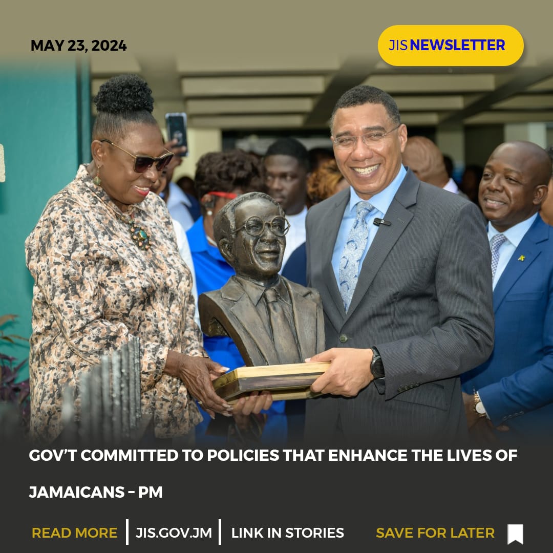 Prime Minister, the Most Honorable @AndrewHolnessJM, says the Government remains steadfast in its commitment to implementing policies that promote social cohesion, reduce inequality, and enhance the quality of life for all Jamaicans. He noted that as a nation, the Government