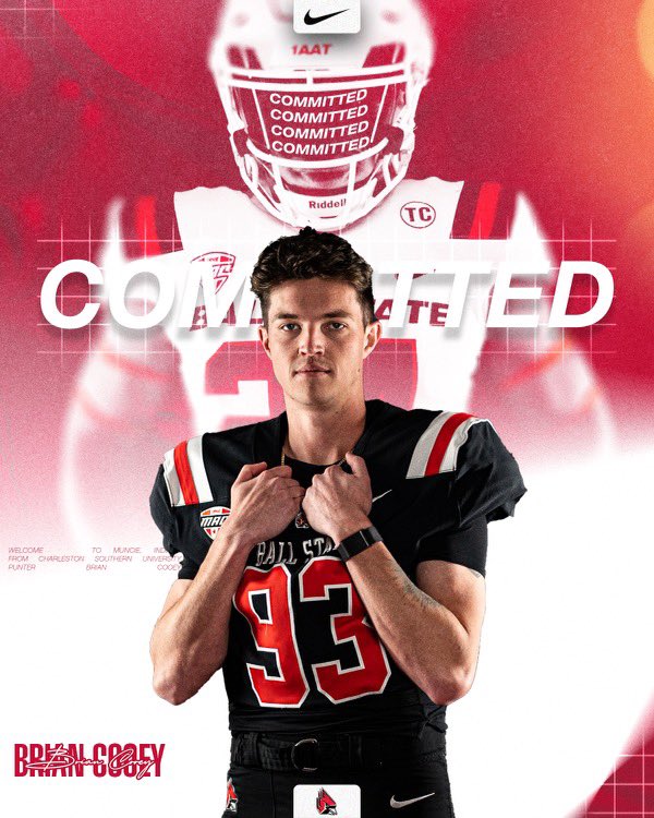 Beyond excited to announce my commitment to Ball State University for my final season! Thank you @CoryConnolly @BSUCoachNeu @coach_hoferFB for making this all possible and to @OneOnOneNJNYPA for always keeping me ready to go!