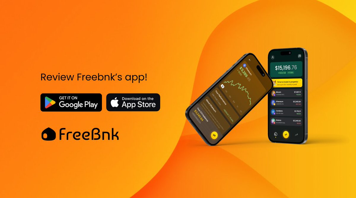 New listing on the way and you hadn't download Freebnk's app yet? Don't worry, we got you! Here some useful links: Google Playstore: play.google.com/store/apps/det… Appstore: apps.apple.com/us/app/freebnk…