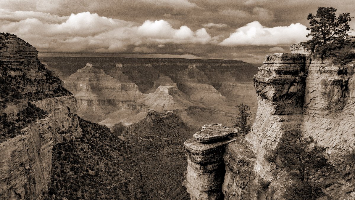 GrandCanyonNPS's tweet photo. A visitor to Grand Canyon in 1911 attempted to describe the view:  "The Titans made a huge layer cake, broke out a chunk in greedy haste, leaving a yawning canyon vast."

#FlashbackFriday #GrandCanyon #Arizona https://t.co/AdznizzeLw