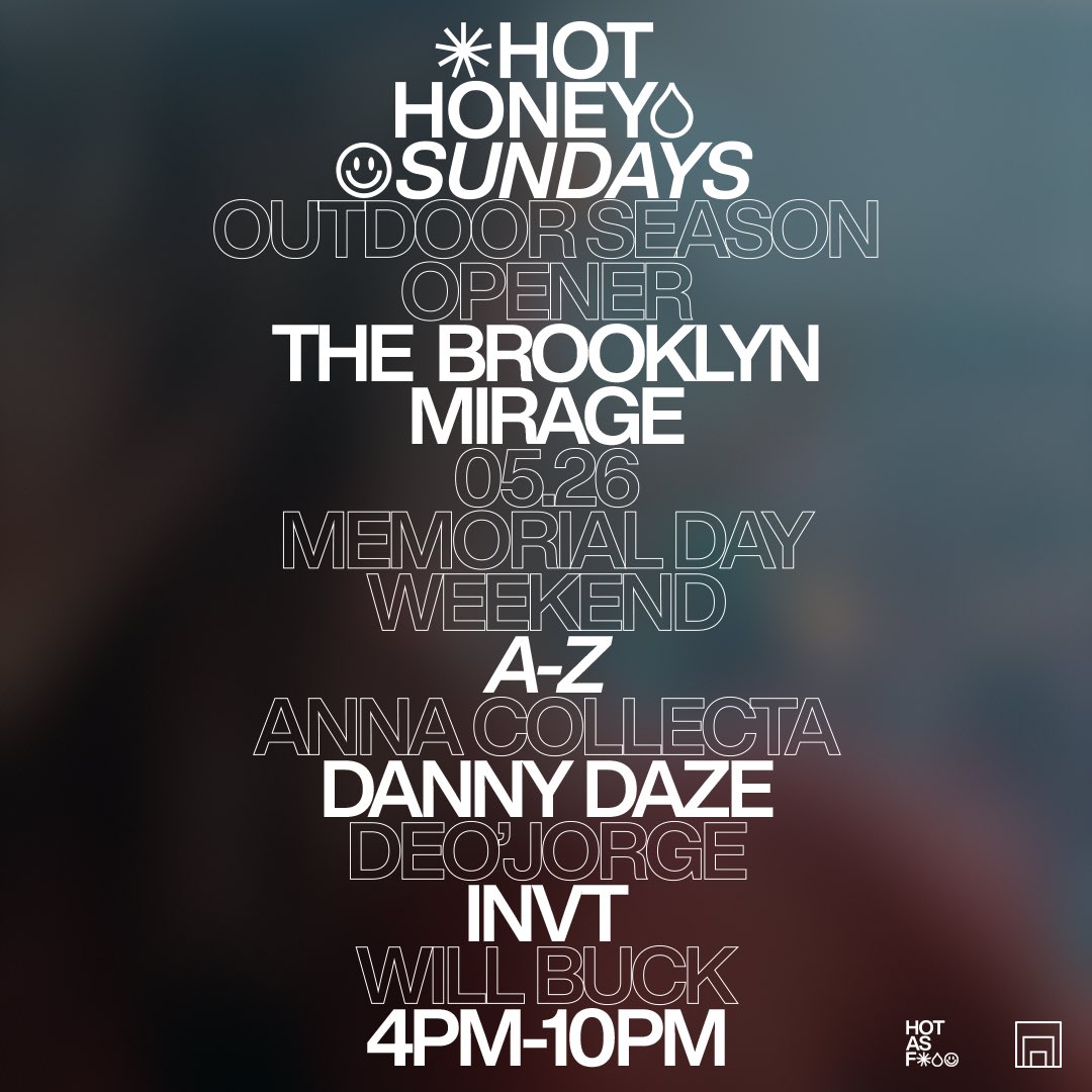 Finally getting to play a day time party in NYC ☀️ Brooklyn Mirage 5-6:30 PM on Sunday!!! ❤️❤️❤️