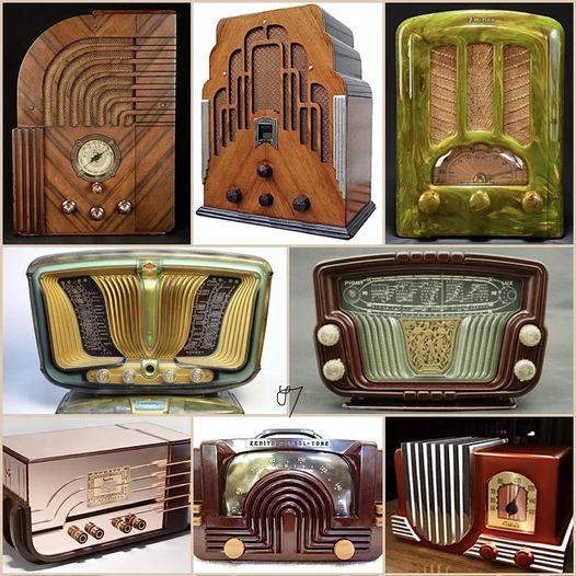 Art Deco radios, 1930s-1940s