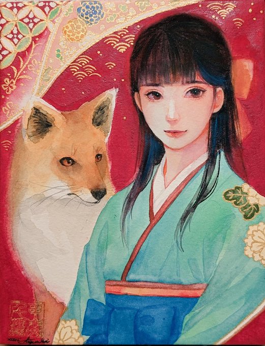 「fox japanese clothes」 illustration images(Latest)