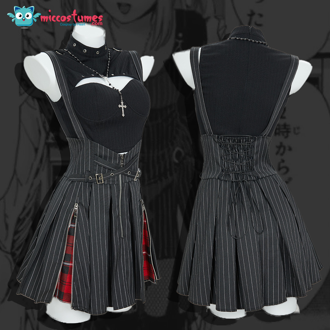 Slide to check this #misacosplay 👉 🖤ow.ly/bqav50RQyrN 📦Included top*1, dress*1, necklace*1, and gloves*2 Enjoy Gothday Sale and use code GO10 to get 10% off! #miccostumes #deathnote #closetcosplay #misa