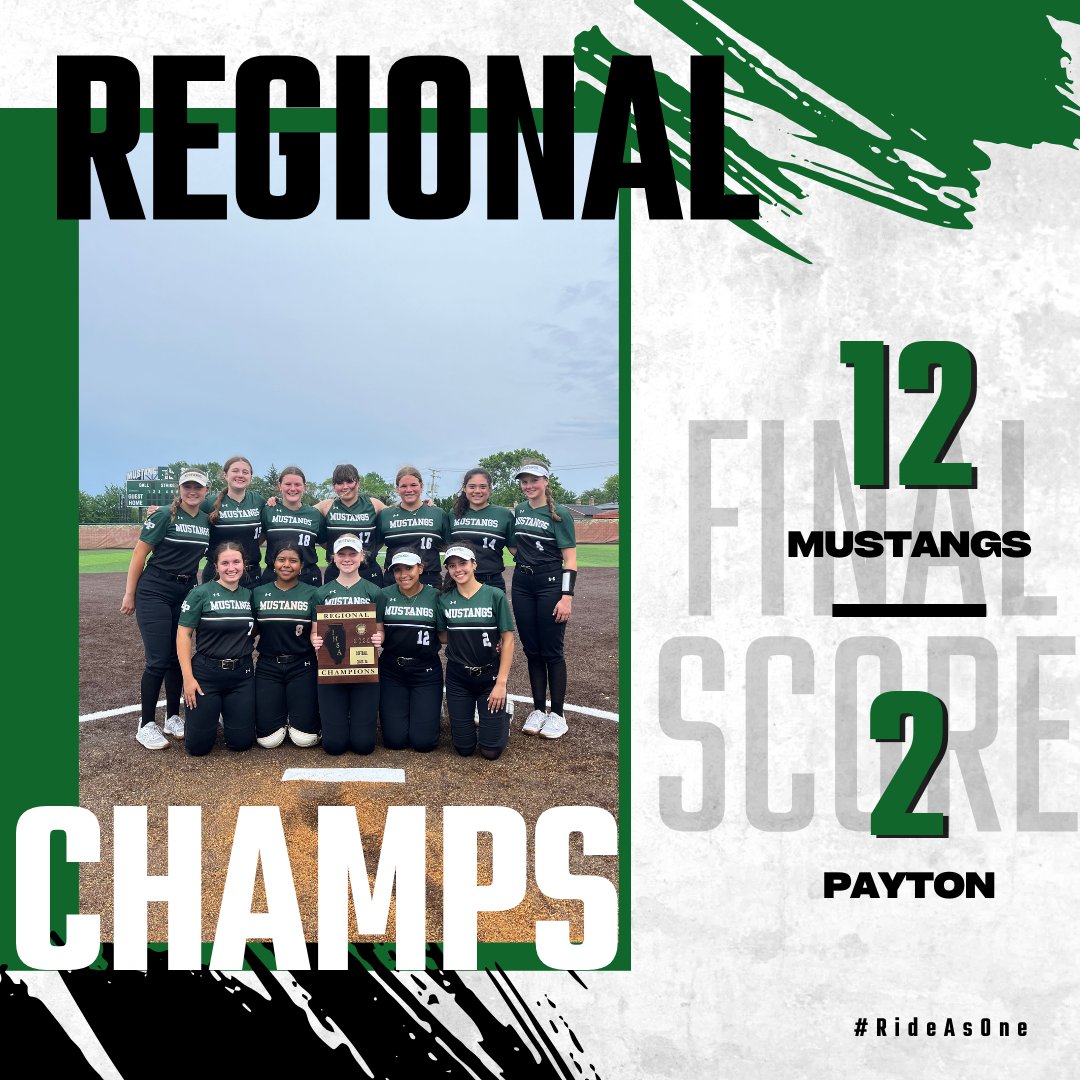 epchssb's tweet photo. Regional Champs! Great team contributions to secure the win today. Hannah Pikus earned the CG win with 8 K. Maggie Troglia &amp; Hannah Pikus each recorded 3 RBI. Bella Torres, Sam Senese, &amp; Sofie Panatera all add a HR. Onto the Sectional Semis #RideAsOne 🐎🥎💚 https://t.co/BuEzlY1cVe
