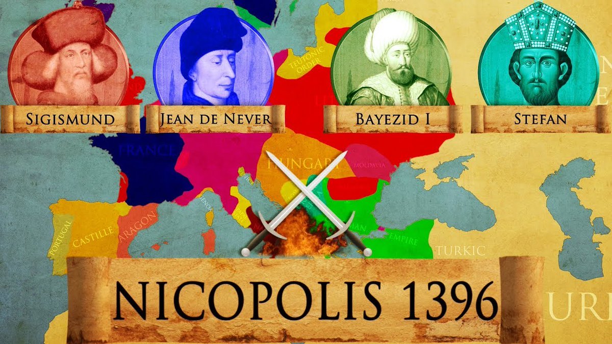 The Battle of Nicopolis took place on 25 September 1396 and resulted in the rout of an allied Crusader army (assisted by the Venetian navy) at the hands of an Ottoman force, raising the siege of the Danubian fortress of Nicopolis and leading to the end of the Second Bulgarian