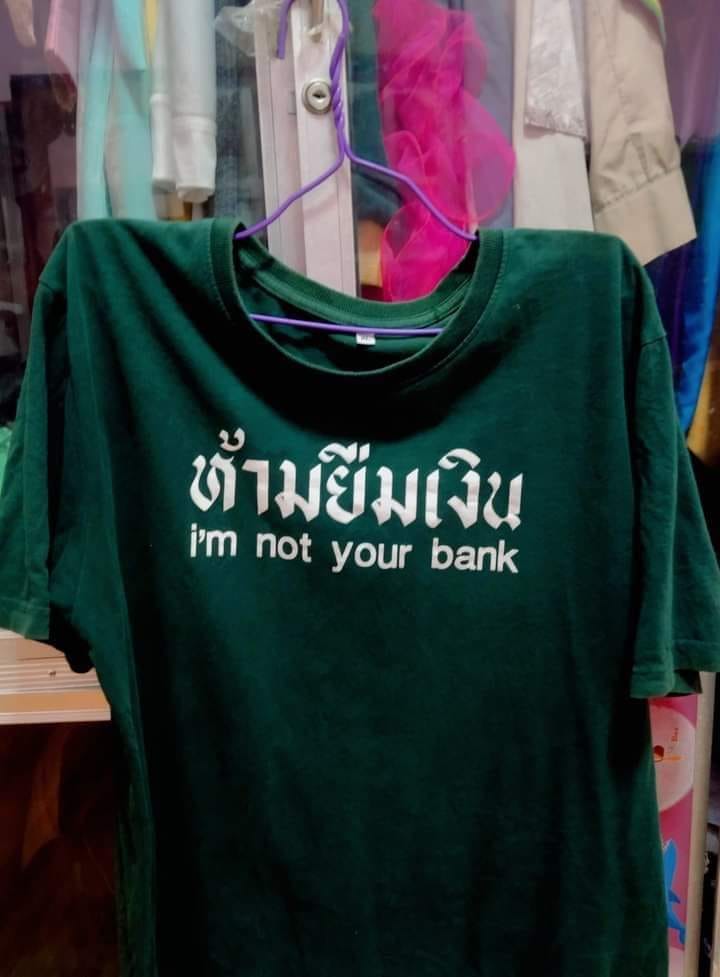 タイのセックスツーリスト向けTシャツ