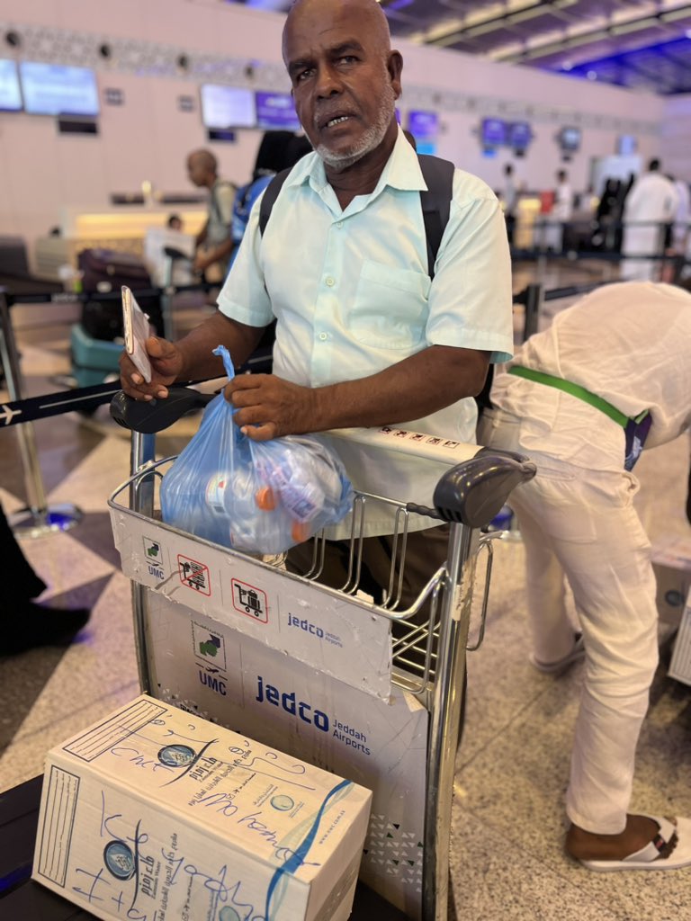 Zam Zam water!
A crucial part of our Umrah Trips.

We provide ZamZam water to all our Hajjis at the end of the trip without any further charges.