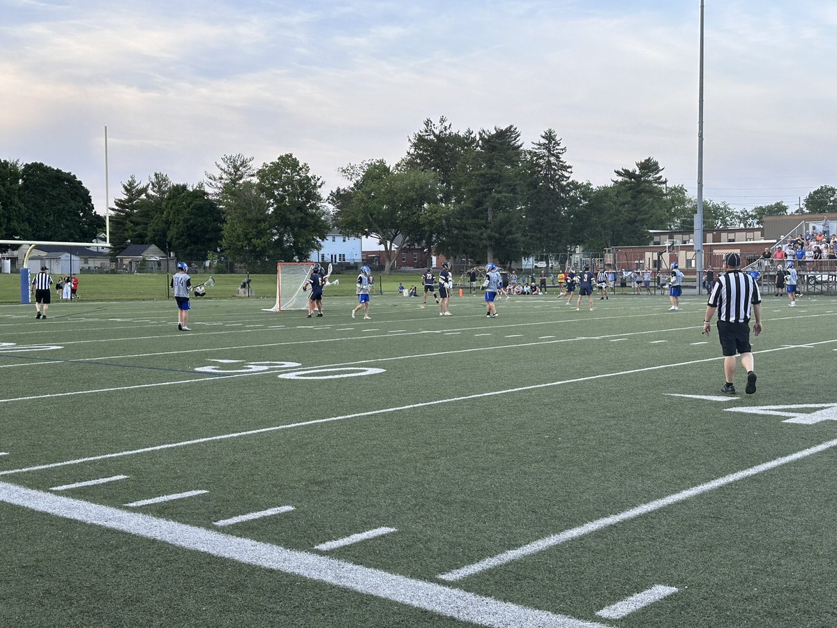 2:30 left to go in the game! 

Springboro - 6
Moeller - 5
<a href="/Boro_Panthers/">Springboro Panthers</a>