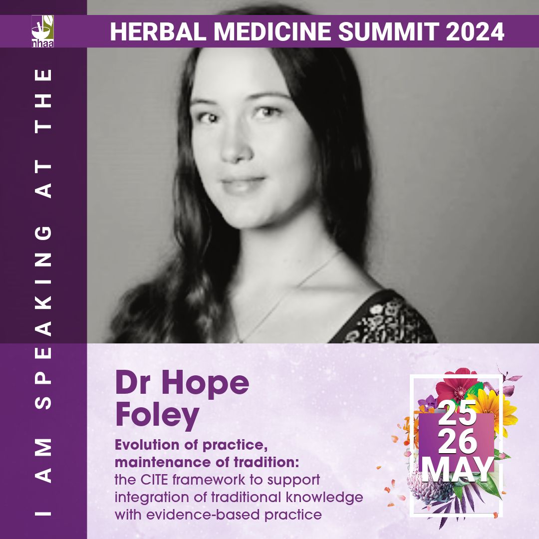 Team ARCCIM is looking forward to NHAA's Herbal Medicine symposium this weekend where our very own Dr Hope Foley will be sharing the #CITEFramework with naturopaths and herbalists. #knowledgetopractice #kmb