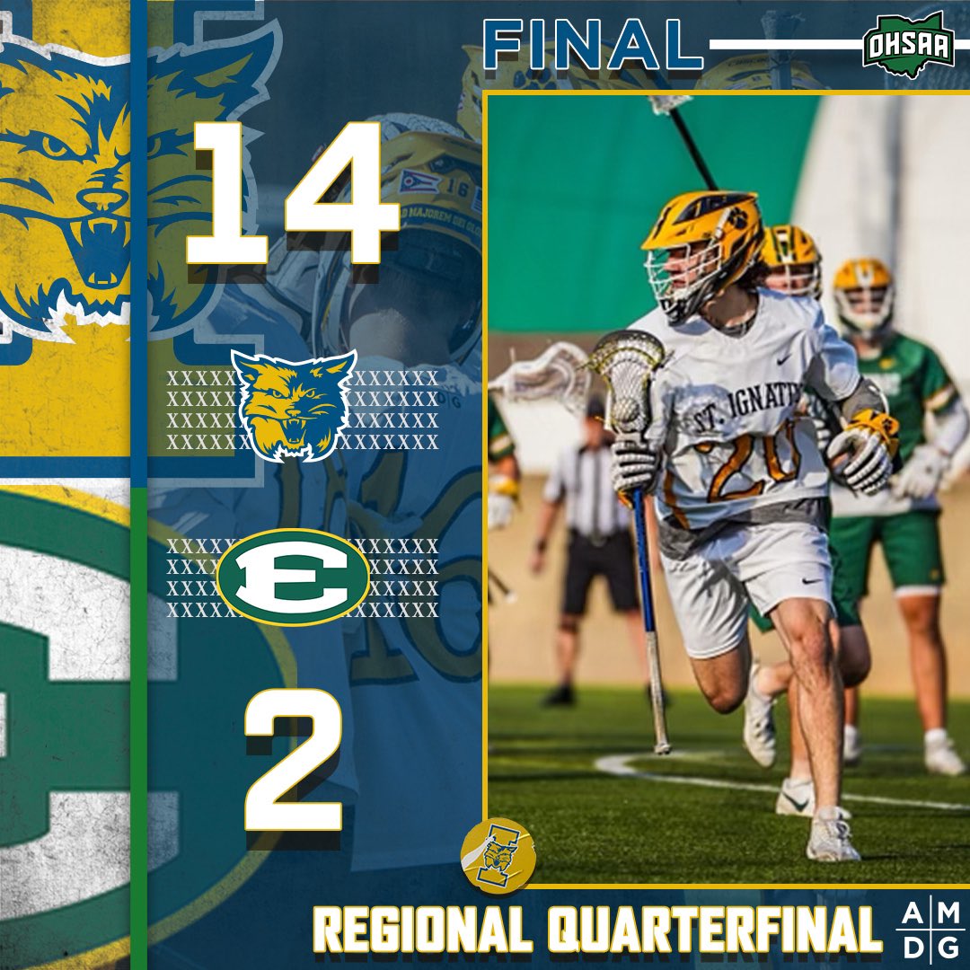 LAX: The Cats advance to the Regional Semifinal with a 14-2 win over St. Edward! The Wildcats will face Riverside on Wednesday at 7 p.m. from Krenzler Field! #GoCats