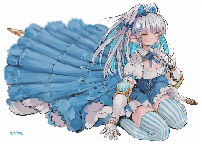 表紙絵のペーパーと、アオイちゃん表情イラストペーパーの二種類をフリーペーパーでもっていきますです。新刊には二種を挟み込みお渡ししますです。会場でもらっていただけると嬉しいです。よろしくお願いいたしますですの。(*'∀`*)テヘ