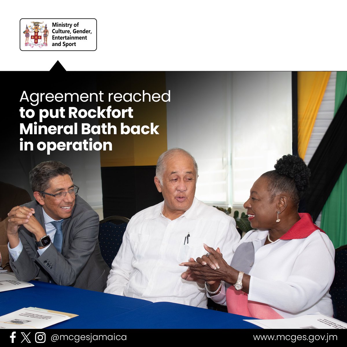 An agreement has been made with Carib Cement to upgrade and reopen the Rockfort Mineral Bath in Kingston. Read more: shorturl.at/L3Umh