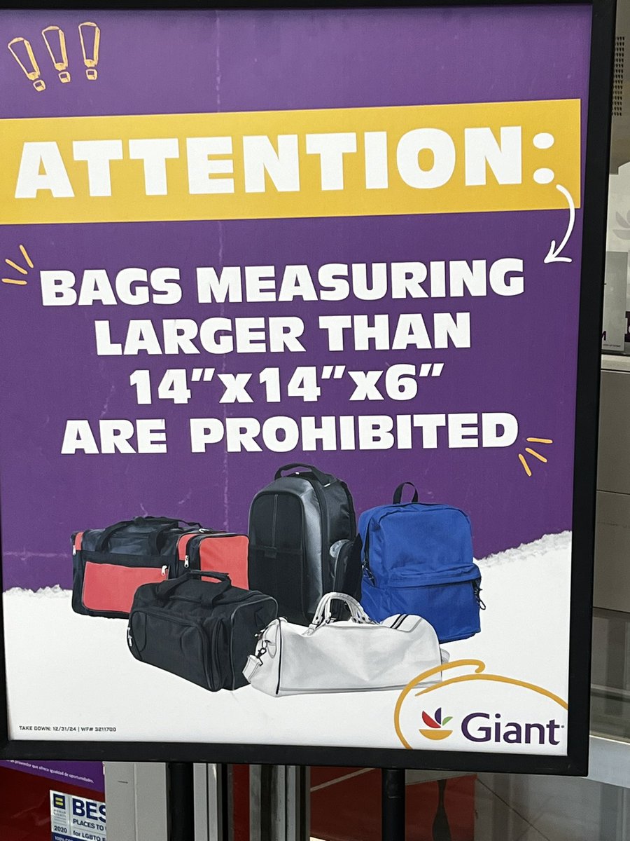 Ban the Bag! 

Employees at Giant supermarkets in Cathedral Heights and Van Ness were busy today explaining Giant’s new ban on bags larger than 14” x 14” x 6”. 

#VanNess #VanNessDC #CathedralHeights #CathedralCommons
#BanTheBag