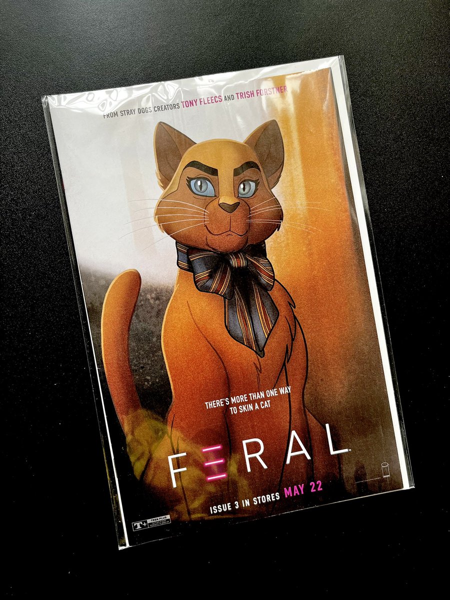 And another one for the collection. Bout to go on a hunt for Stray Dogs variants since they’re out of print now. #Feral #Variant #Megan @TonyFleecs @TrishForstner