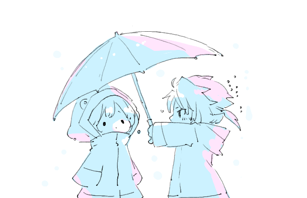 「rain umbrella」 illustration images(Latest)