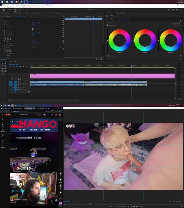 Watch hunnypaint + io's leaked NSFW photo on TwXstars