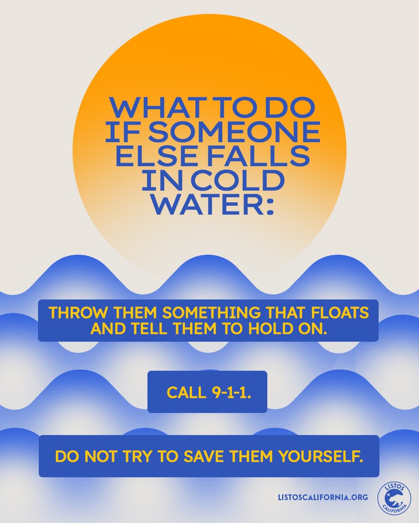 With more sunshine and people spending more time outdoors, Californians are also spending more time around fast and cold water. Do you know what to do if someone falls into the water? Visit listoscalifornia.org to find more safety tips. #ListosCalifornia #MemorialDayWeekend