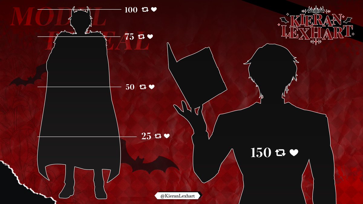 🦇🌹MODEL REVEAL🌹🦇

"The prince of darkness is ready to meet you"

Can you help to unlock me? 
Don't worry, I'll just bite you a little🩸

♡ + ↻ are appreciated!

#VTuberUprising #Vtuber #VtuberID #ModelReveal