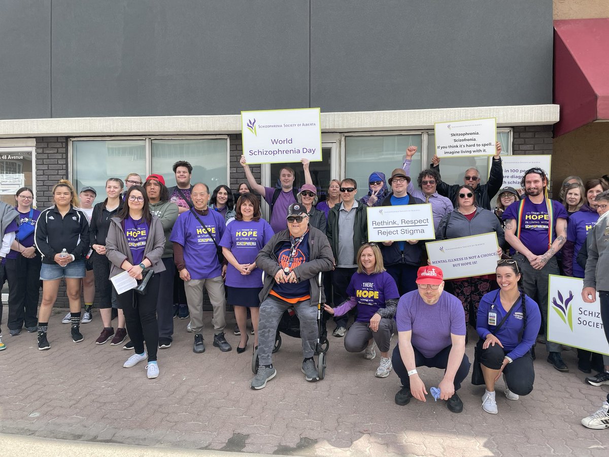 Honoured to speak on behalf of the Government of Alberta today at the Stride of Hope Walk in Honour of World Schizophrenia Day. Thank you to all who participated and I look forward towards touring the Schizophrenia Society of Alberta’s Kentwood Place next Friday!