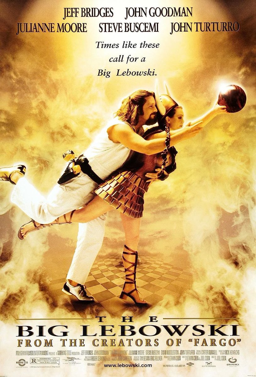 Happy Roger Deakins Day! Now Watching - The Big Lebowski #TheBigLebowski #RogerDeakins #happybirthday